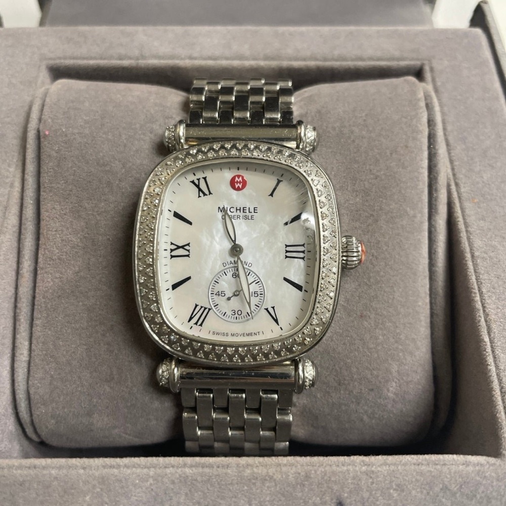 Michele diamond watch